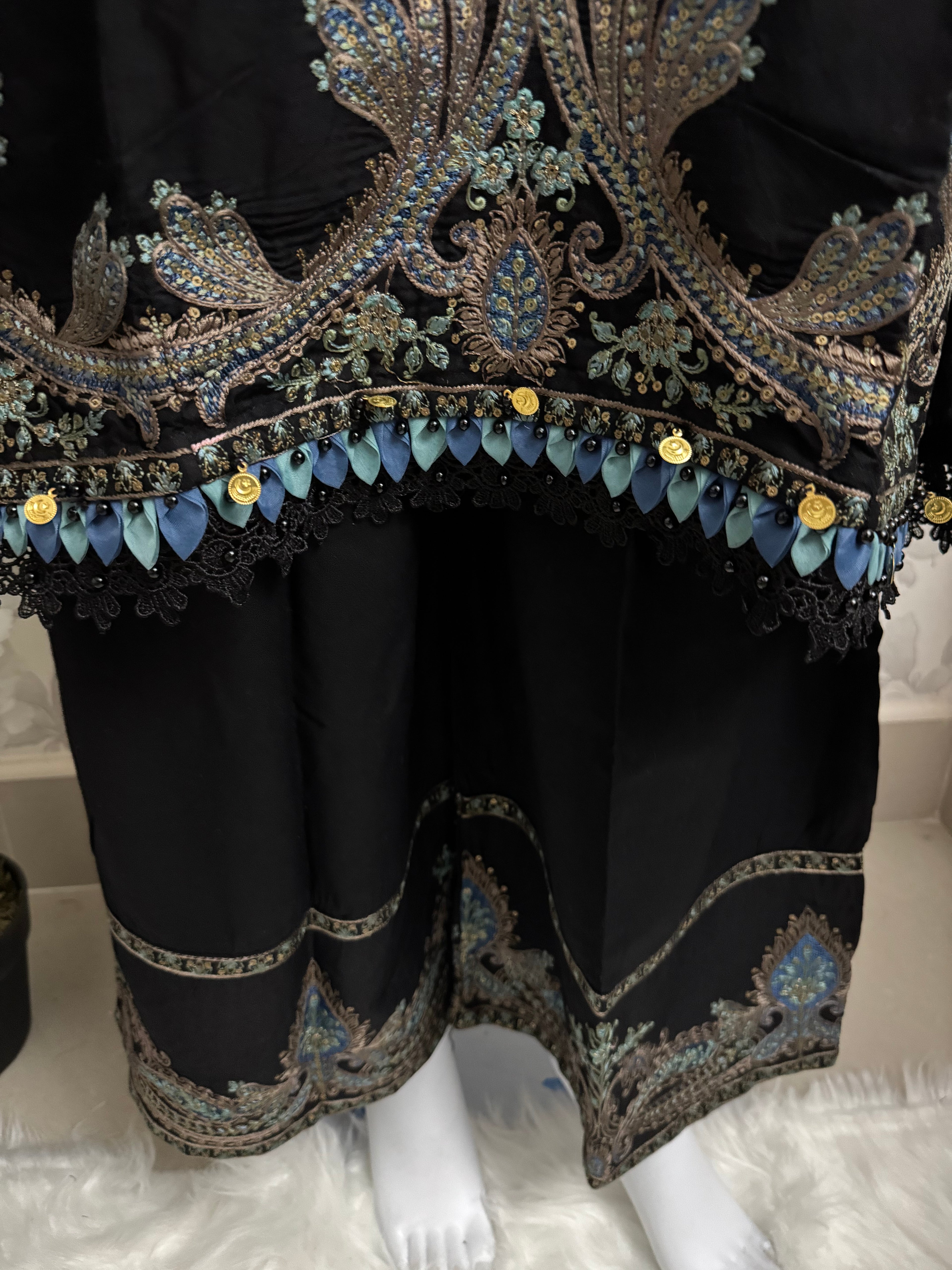 M Prints 6B inspired Embroidered 3-Piece Suit | Pakistani Designer Dress