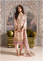 ALANI Soft Blush Pink Luxury Embroidered 3-Piece Suit | Pakistani Wedding & Party Wear