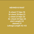 MEHNDI KI RAAT Luxury Embroidered Lehenga Suit – 3 Piece Collection