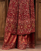 RUBY….Royal Maroon Embroidered Pakistani 3 pcs Suit