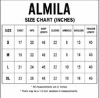 ALMILA Dhanak Embroidered Suit with Embroidered Chiffon Duppatta-3 Piece suit