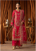 SANGEET Embroidered 3 piece Wedding Suit | Pakistani Mehndi, Mayon & Wedding Wear