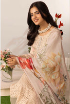 DIAMONDS Luxury Embroidered Chiffon Suit – 3 Piece Collection