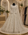 LUXURY WEDDING COLLECTION 2pcs Embroidered Organza Maxi