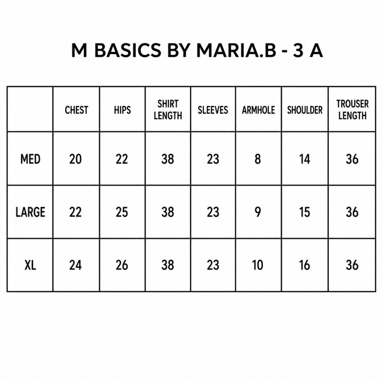 M BASICS by MARIA.B -3A