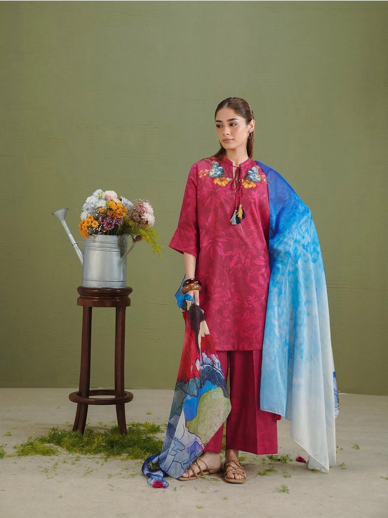 COCO Luxury Printed Lawn Suit – 3 Piece Collection