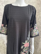 M Prints inspired Embroidered 3-Piece Suit | Pakistani Designer Dress