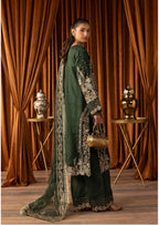 SANGEET Embroidered 3 piece Wedding Suit | Pakistani Mehndi, Mayon & Wedding Wear