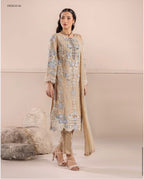 TT Luxury Embroidered Chiffon Suit – 3 Piece Collection