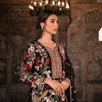 MAHNAAZ…Luxury Embroidered chiffon suit