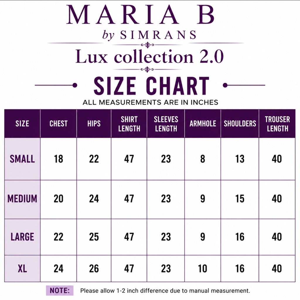 MARIA B by SIMRANS…. LUX COLLECTION 2.0