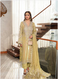 SITARA Luxury Embroidered 3 piece Chiffon Suit | Pakistani Designer Wedding Dress