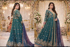 ANUM…..Luxury Embroidered chiffon Maxi
