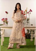 DIAMONDS Luxury Embroidered Chiffon Suit – 3 Piece Collection