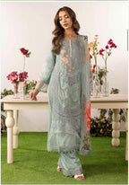 DIAMONDS Luxury Embroidered Chiffon Suit – 3 Piece Collection
