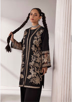 Khaddar Lux Premium Embroidered Suit – 4 Piece Collection