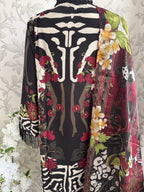 M Prints inspired Embroidered 3-Piece Suit | Pakistani Designer Dress