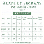 ALANI Pastel Mint Green Embroidered Pakistani Suit – Luxury 3 Piece Designer Set