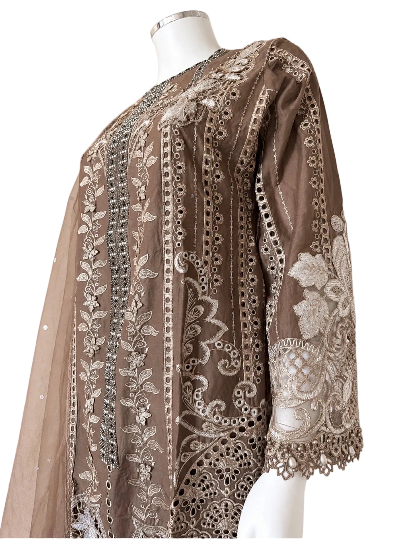 Luxury Embroidered Lawn Suit for Eid & Special Occasions