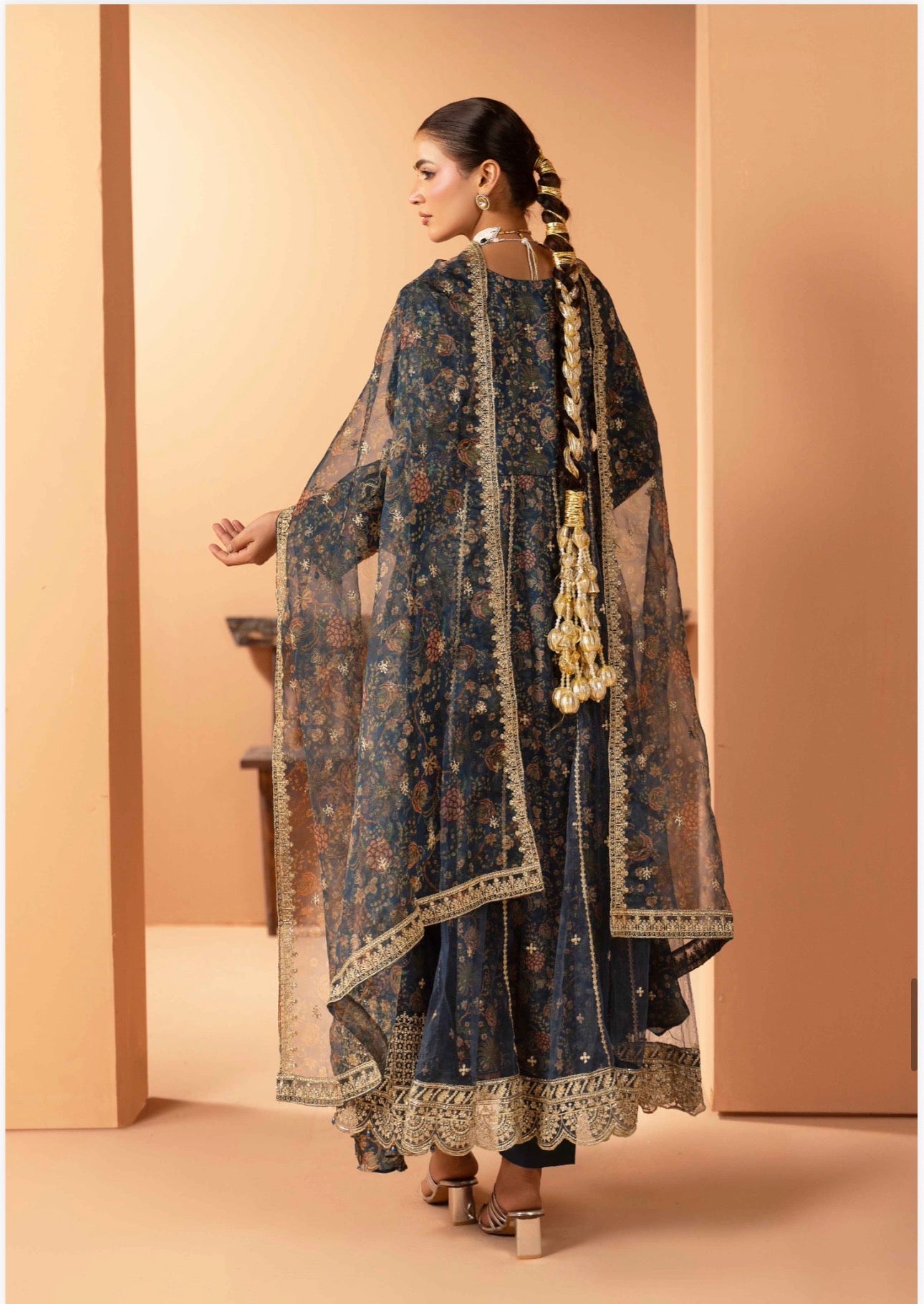 Luxury Embroidered Anarkali Pakistani Suit – Wedding & Bridal Party Wear