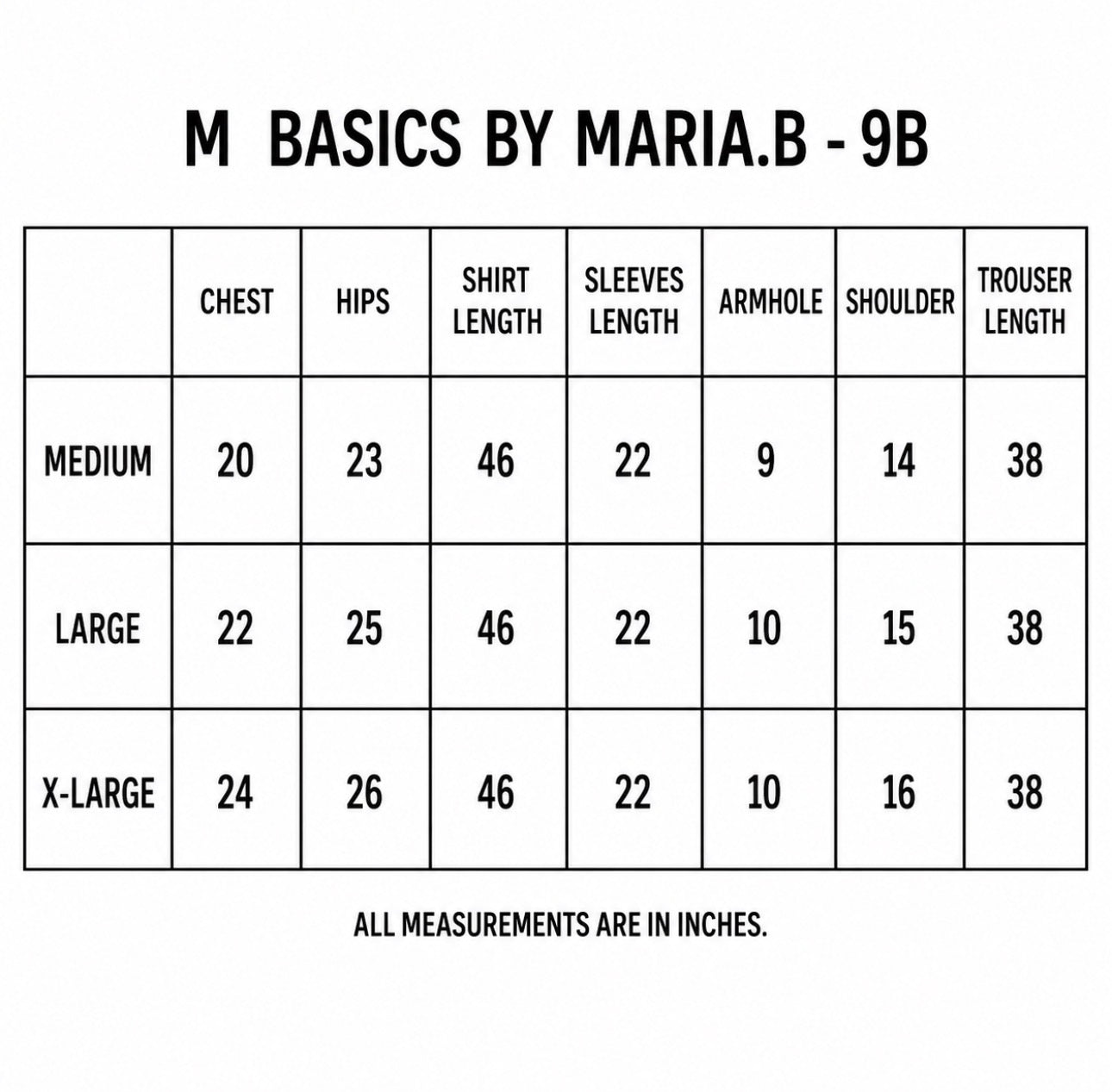 M BASICS by MARIA.B -9B