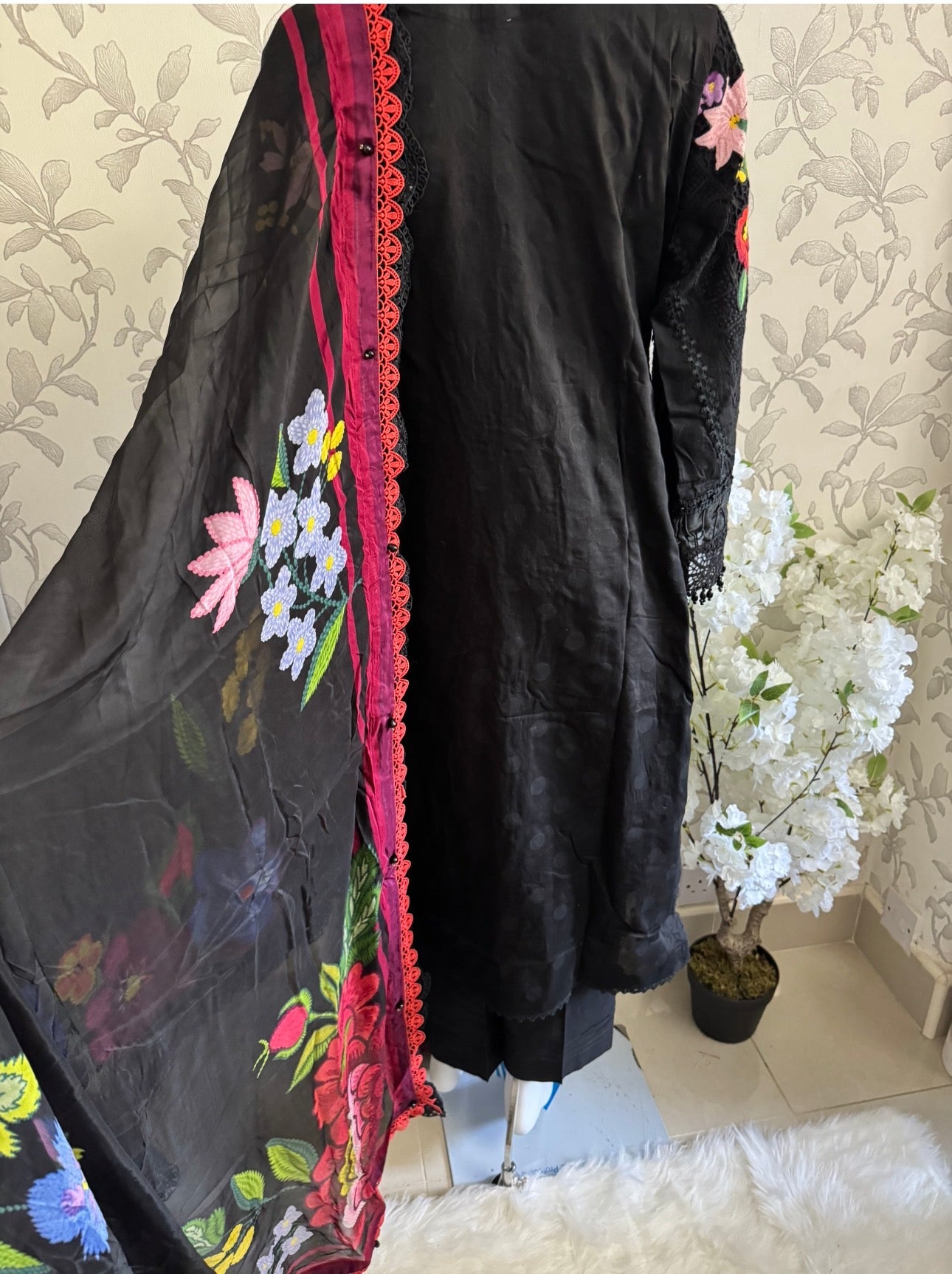 Maria B Luxury Lawn 2026-10B ( original)