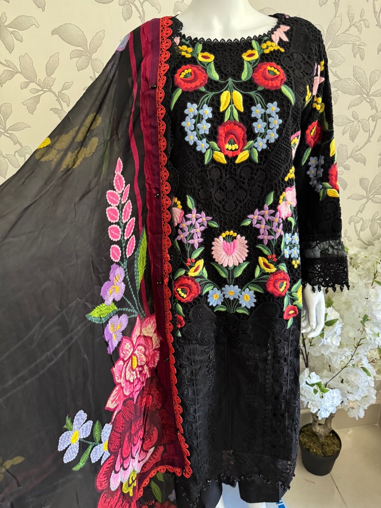 Maria B Luxury Lawn 2026-10B ( original)