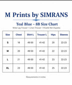 M Prints inspired Embroidered 3-Piece Suit | Pakistani Designer Dress