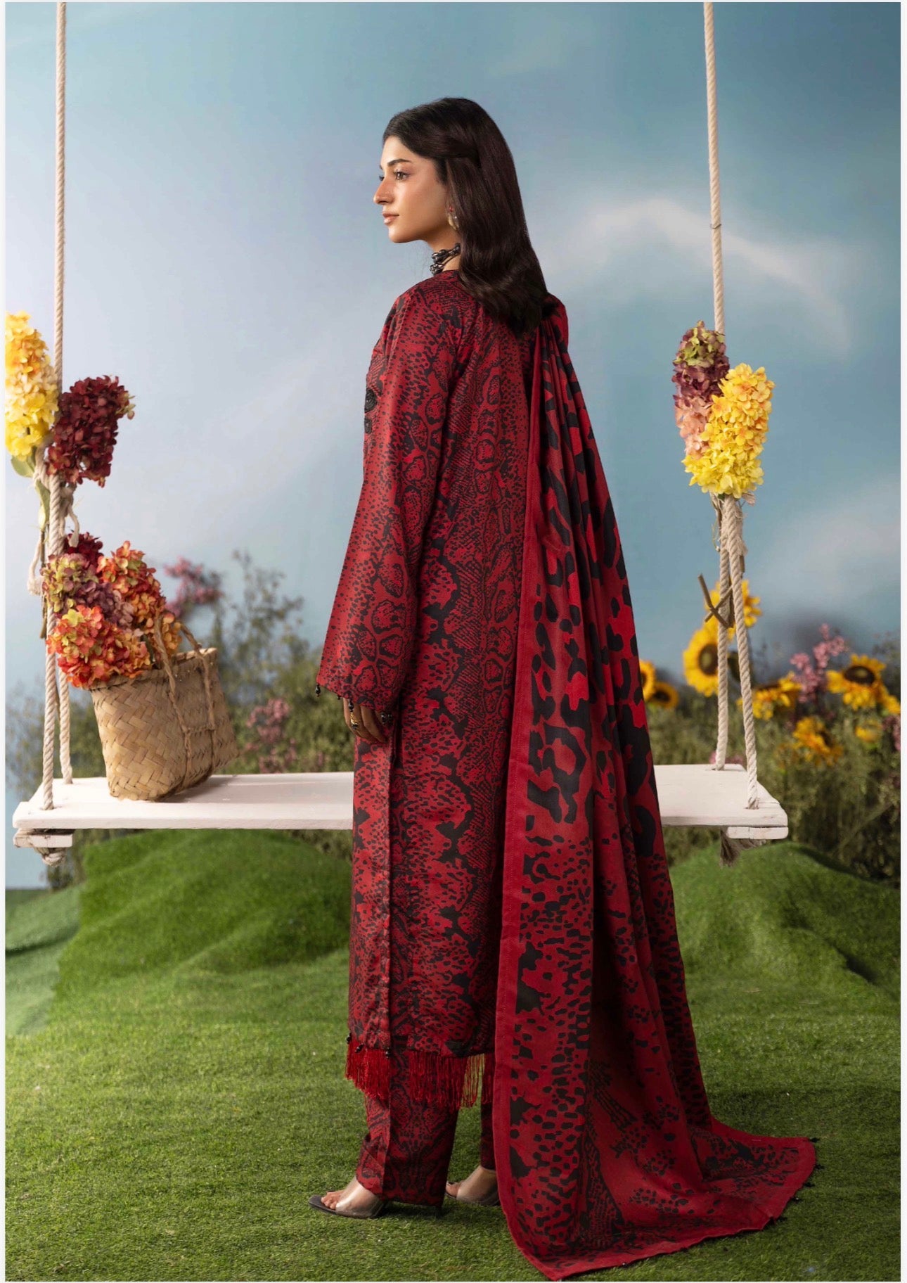 M Prints Luxury Embroidered 3 Piece Suit Collection