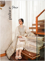 SITARA Luxury Embroidered 3 piece Chiffon Suit | Pakistani Designer Wedding Dress