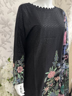 M Prints 2B inspired Embroidered 3-Piece Suit | Pakistani Designer Dress