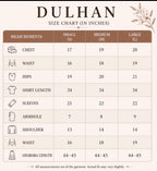 DULHAN….. Embroidered Pakistani Gharara Suit