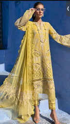 Luxury Embroidered Lawn 3 piece Suit for Eid & Summer Events