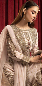 ASHIANA….heavy embroidered chiffon suit