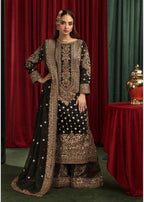 ASHIANA….heavy embroidered chiffon suit