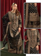 ASHIANA….heavy embroidered chiffon suit