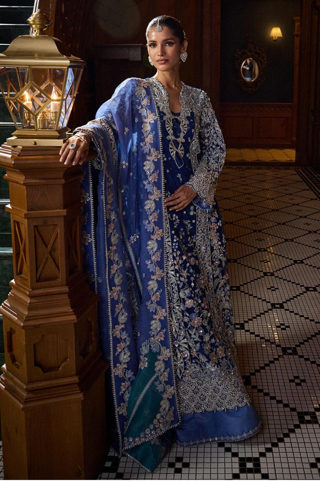 SORAYA lumene festive (INSPIRED)..3 pcs soft embroidered net suit..comes with wide leg trouser…