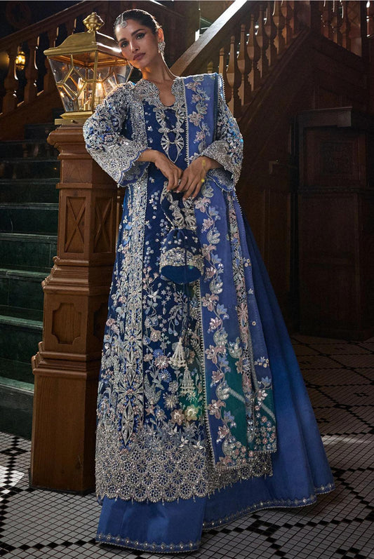 SORAYA lumene festive (INSPIRED)..3 pcs soft embroidered net suit..comes with wide leg trouser…
