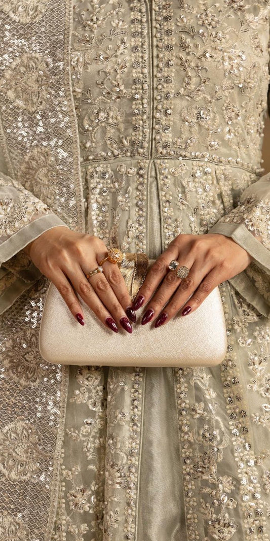 Luxury Heavy Embroidered Organza 3-Piece Maxi Dress – Wedding & Party Wear Collection