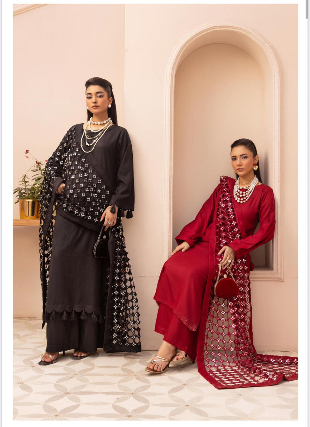 IONA….LUXURY DHANAK LASER CUT…