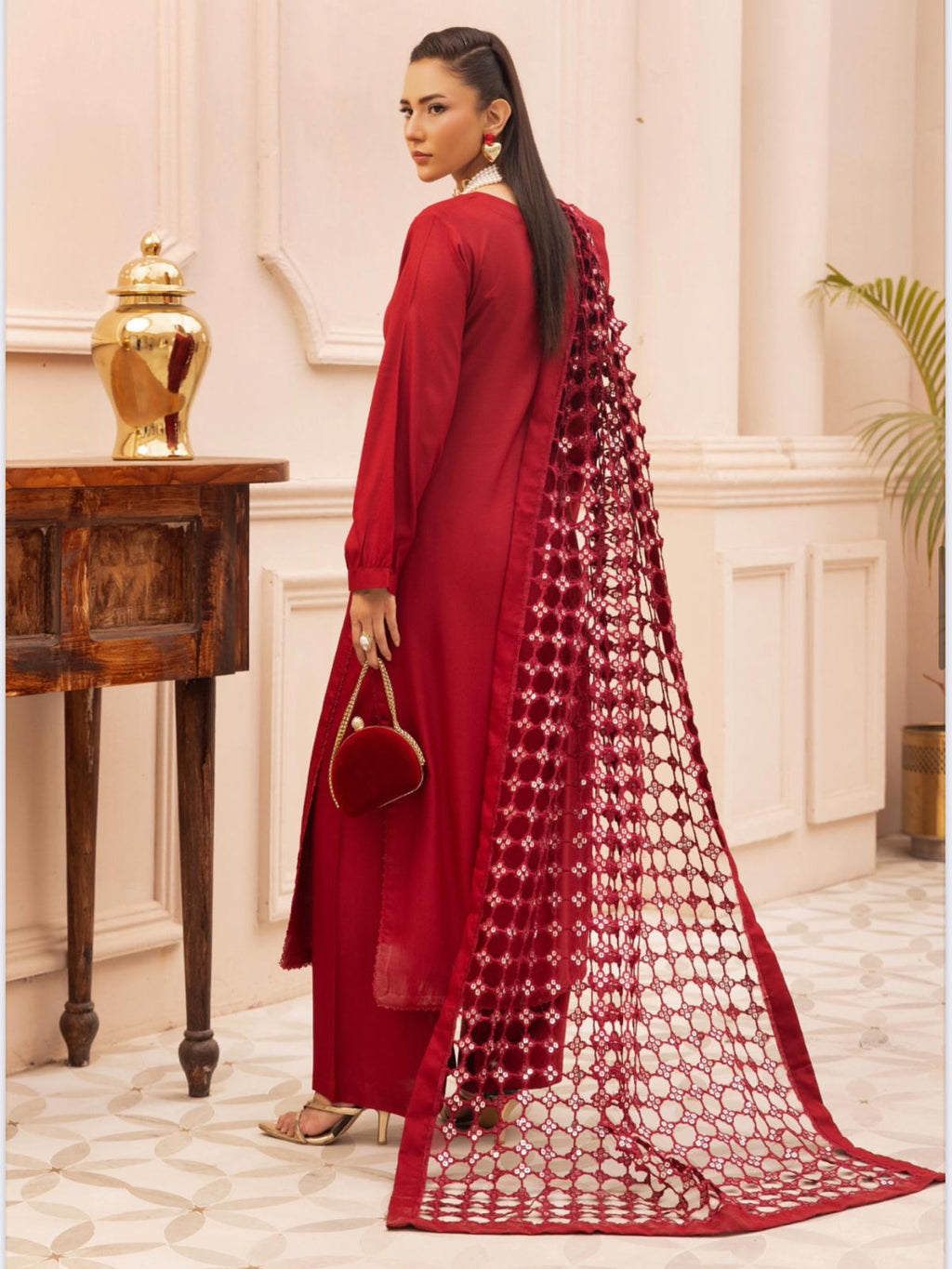IONA….LUXURY DHANAK LASER CUT…