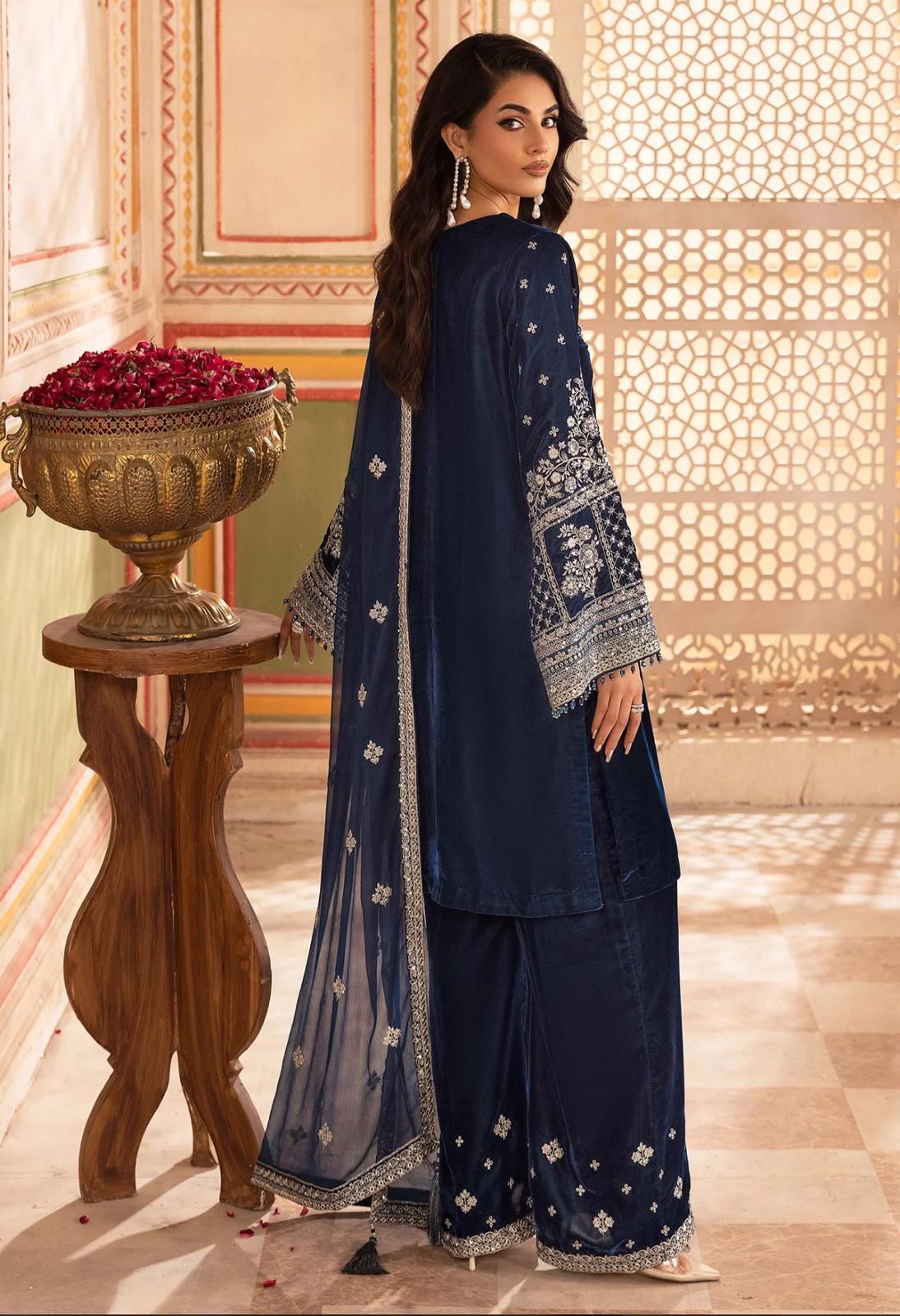 SAIMA-Luxury Embroidered Velvet Collection