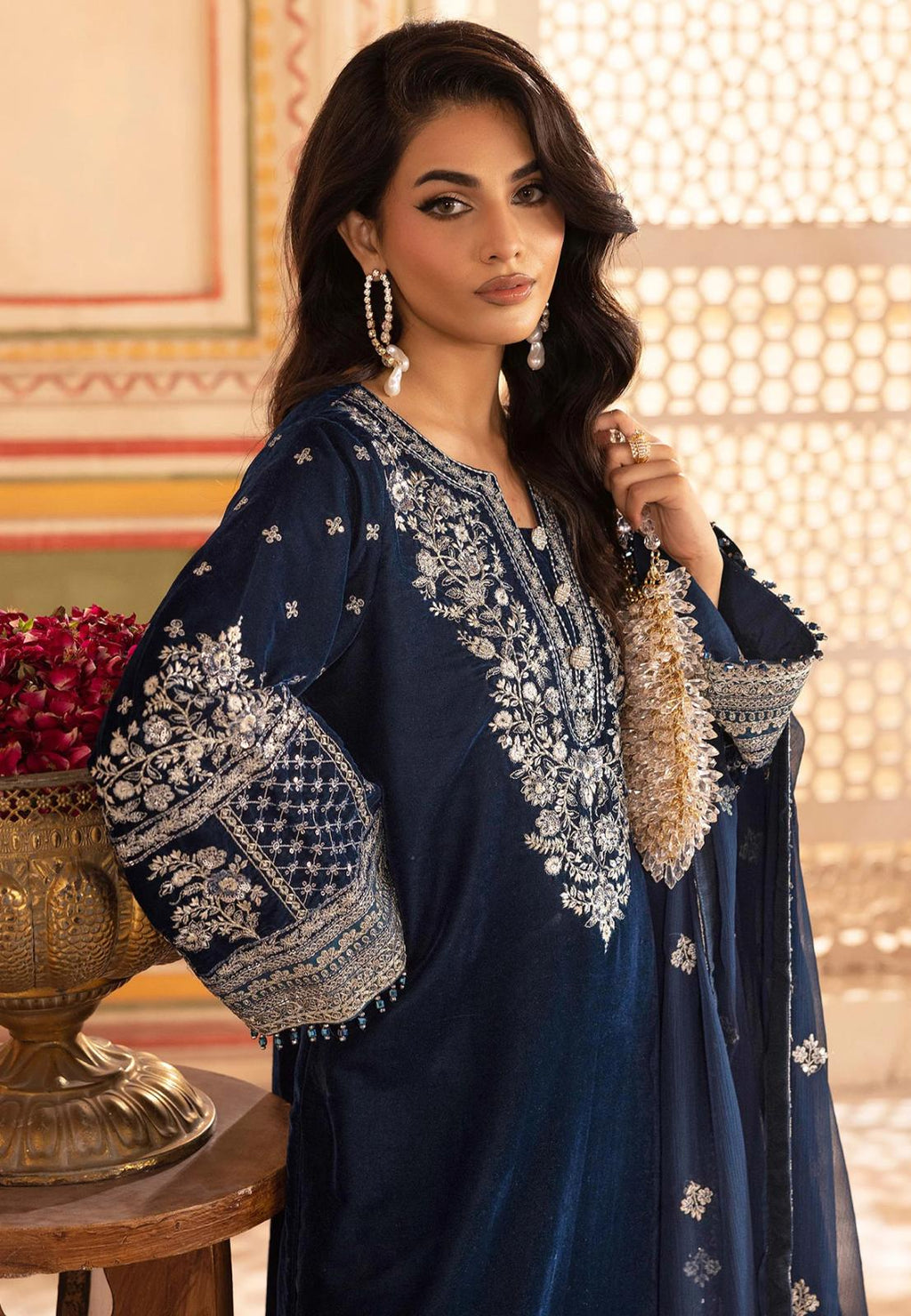 SAIMA-Luxury Embroidered Velvet Collection