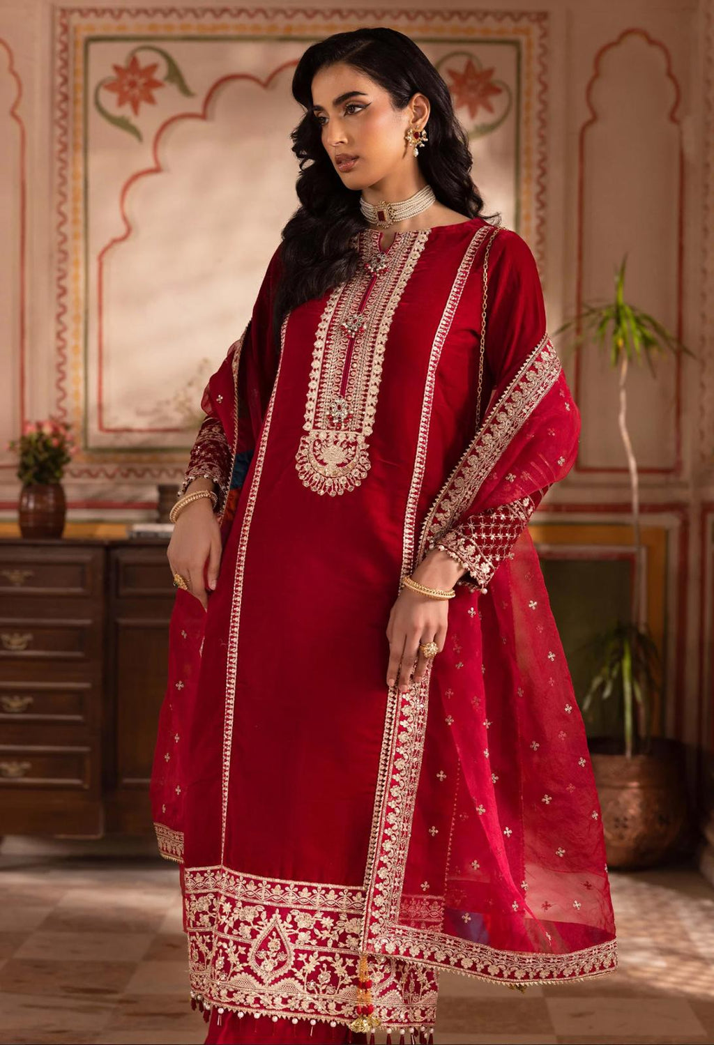 ROSE- Luxury Embroidered Velvet Collection