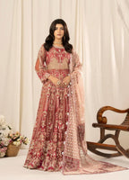 ZARKASH…..Luxury Embroidered Net Maxi Dress