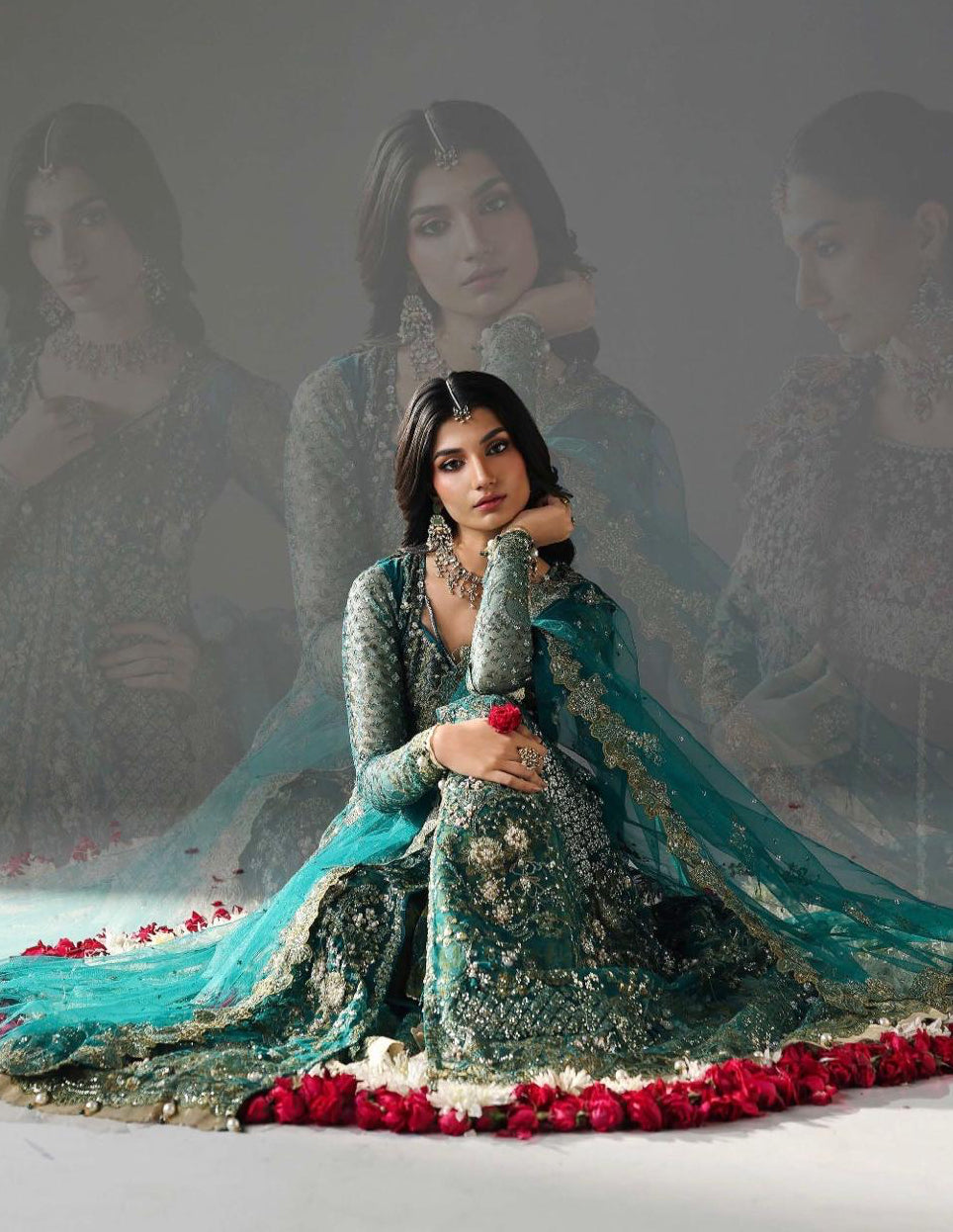 HIBA….Luxury Embroidered Maxi