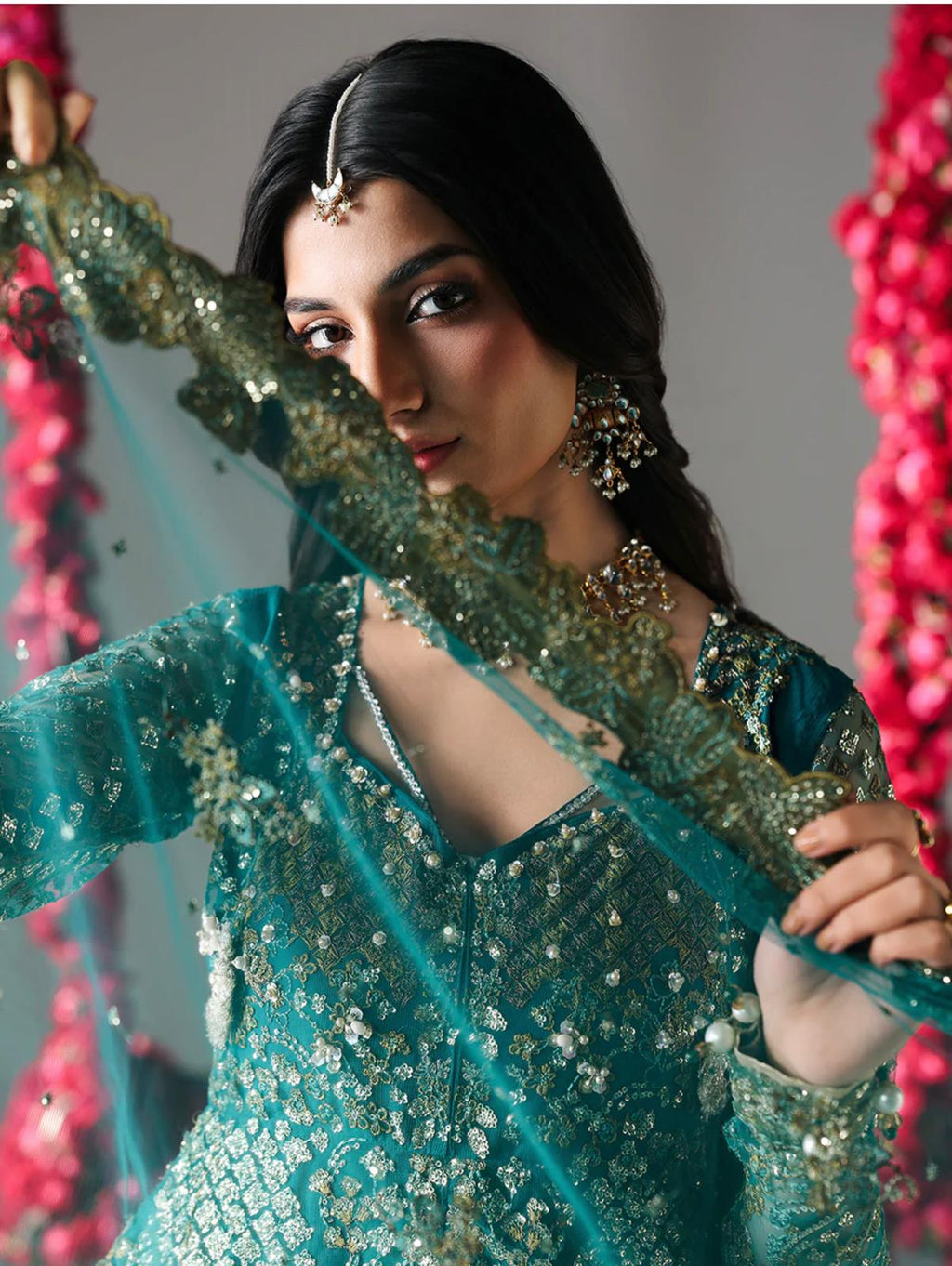 HIBA….Luxury Embroidered Maxi