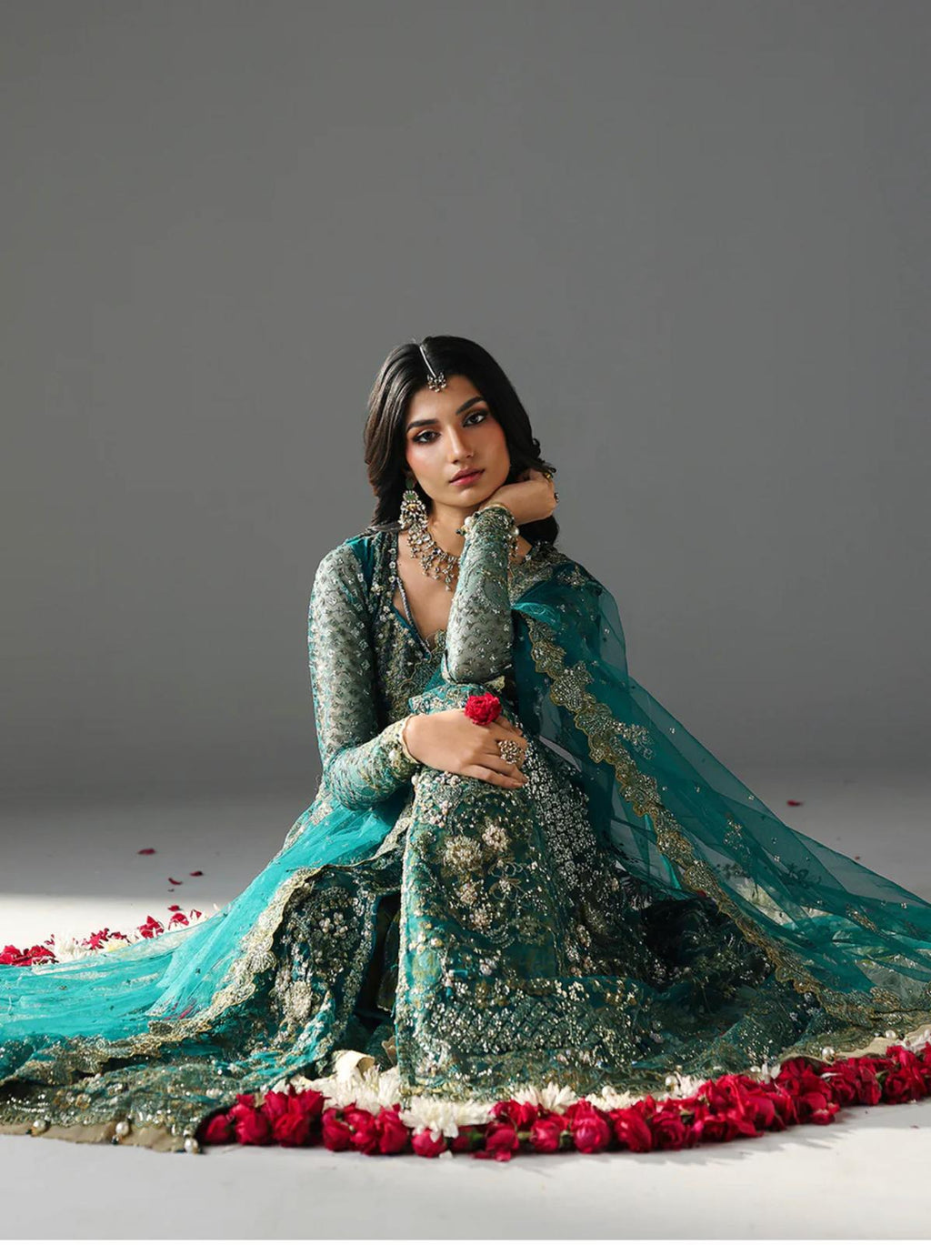 HIBA….Luxury Embroidered Maxi