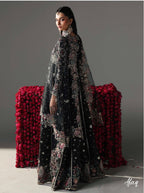 FIZZA….Luxury Embroidered Net maxi