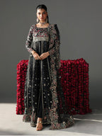 FIZZA….Luxury Embroidered Net maxi
